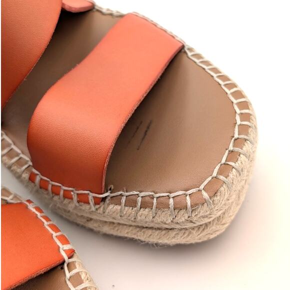 Nordstrom Rack Cressida Platform Wedge Espadrille Sandal Red Size US6M EU37 - Picture 10 of 12